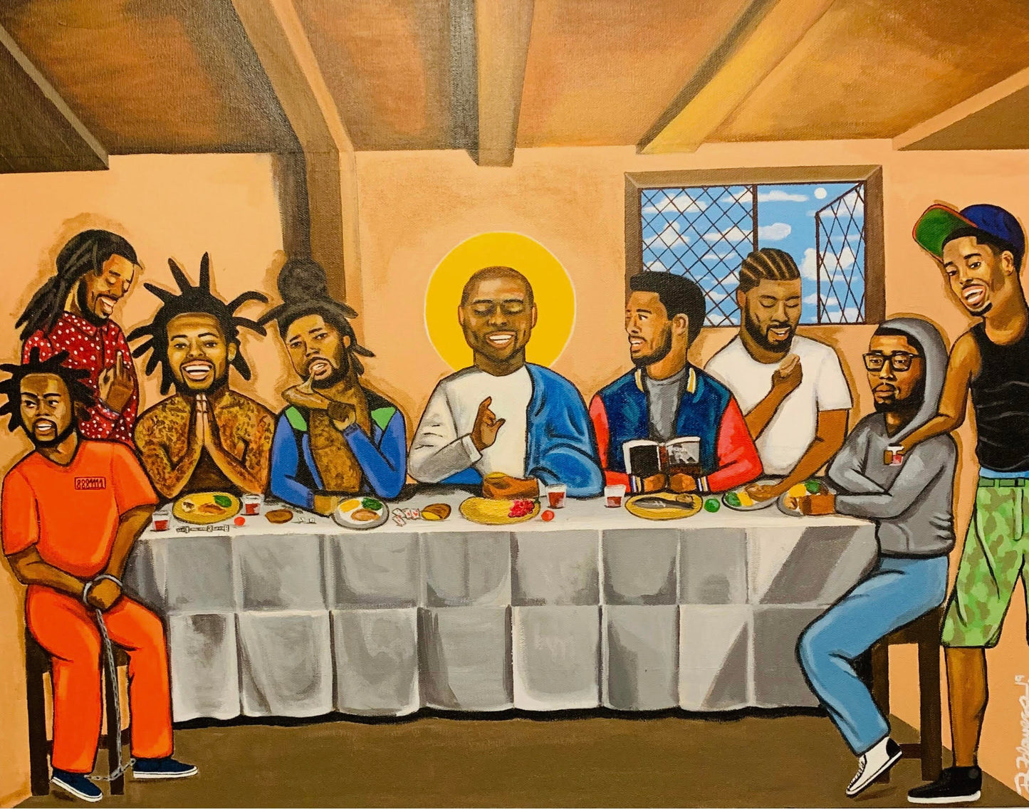 "Last Supper: Soul Food" Poster 14"x11"