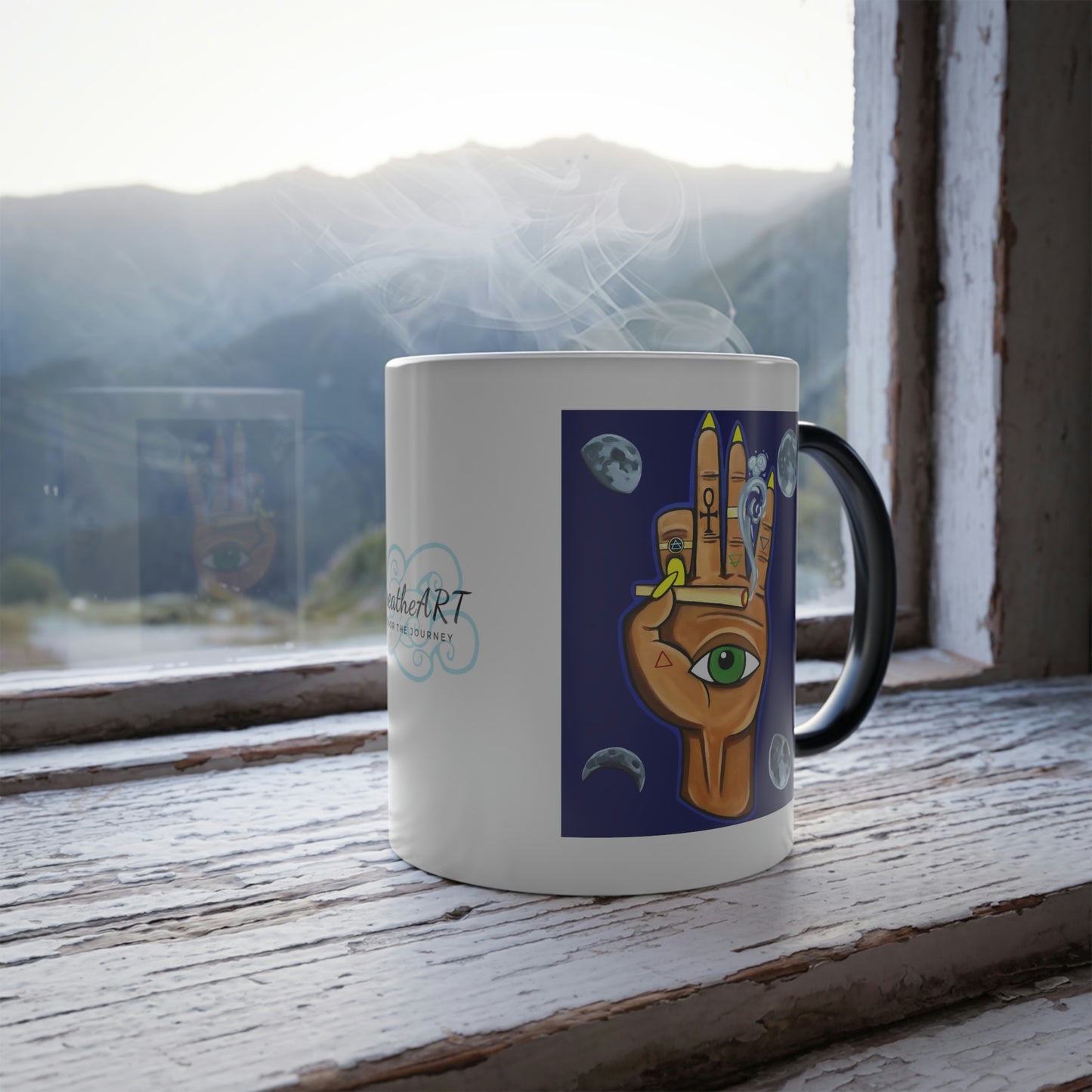 "3's in the Air" Color Morphing Mug, 11oz