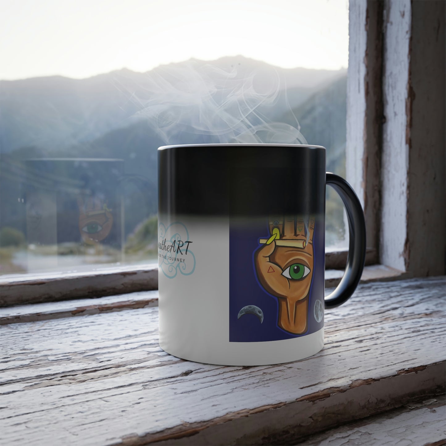 "3's in the Air" Color Morphing Mug, 11oz