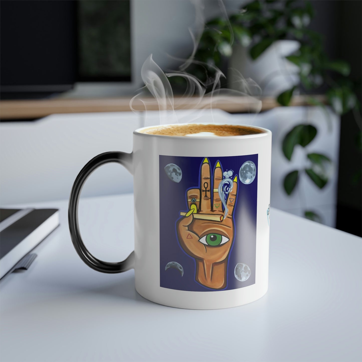 "3's in the Air" Color Morphing Mug, 11oz