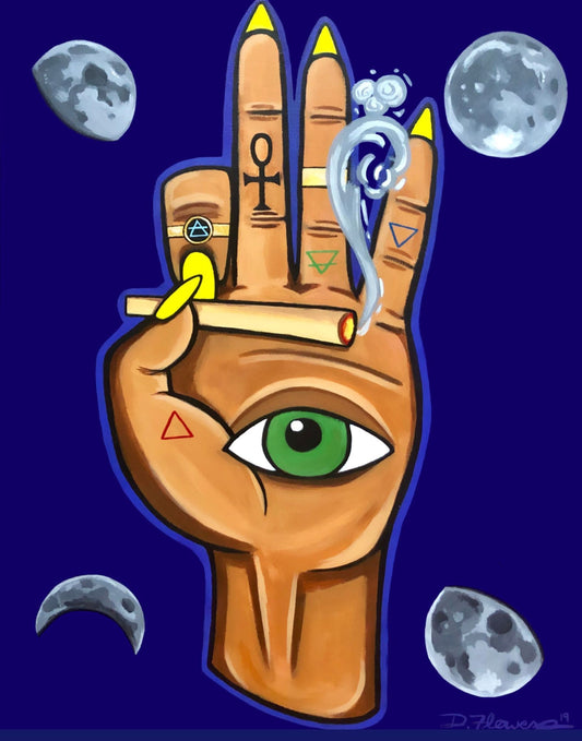 "3's in the Air" Poster 11''x14''