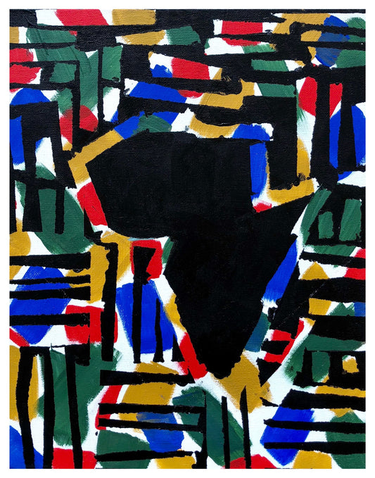 "Africa Abstract" Poster 11"x14"