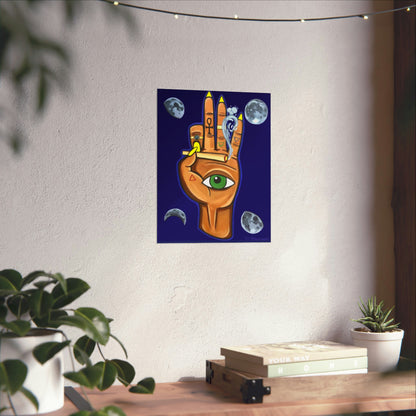 "3's in the Air" Poster 11''x14''