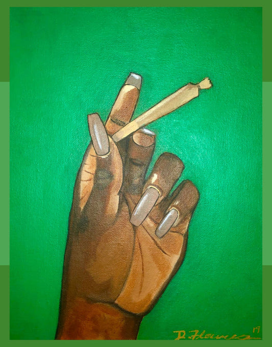 "Where's My Lighter" 11"x14"