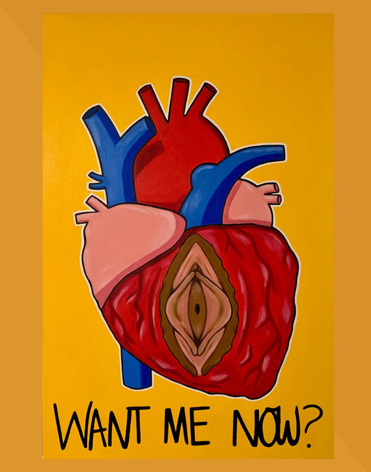 "Want Me Now?" Poster 11"x14"