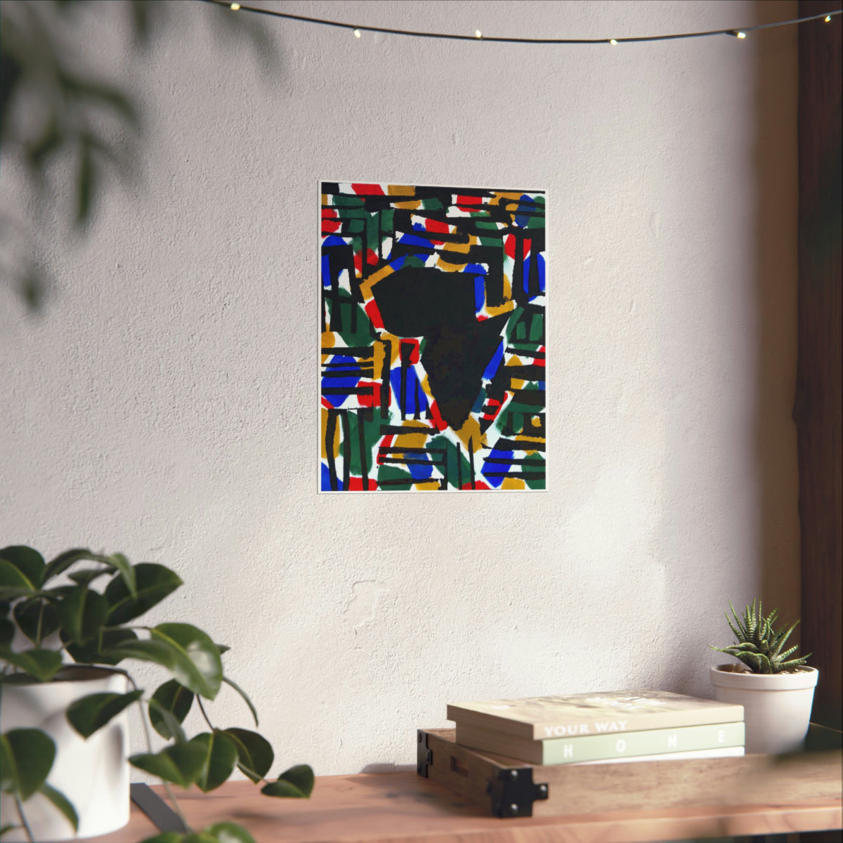 "Africa Abstract" Poster 11"x14"