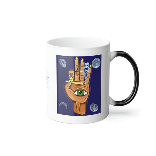 "3's in the Air" Color Morphing Mug, 11oz